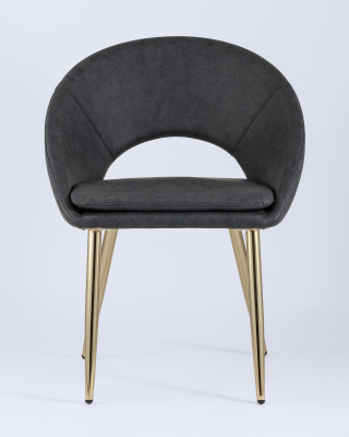 Стул Кензи экокожа темно-серый. Фото