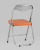 Стул складной ДЖОН металлик, оранжевый. Фото №7