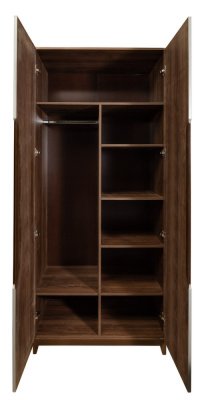 Шкаф двухстворчатый с зеркалами Сканди Сапфир. Фото