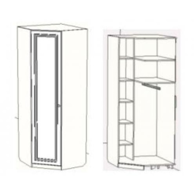 Шкаф  угловой АЙС. Фото