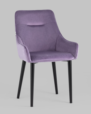 Стул Джоан велюр сиреневый. Фото