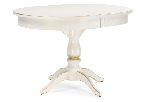 Стол деревянный Сайрус слоновая кость / золото. Фото №2