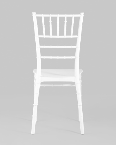 Стул Chiavari (Кьявари) пластик белый. Фото №6