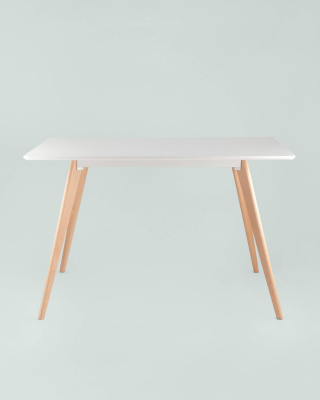 Стол обеденный FRANK 120*80 Белый фото Стол обеденный FRANK 120*80 Белый. Фото №4