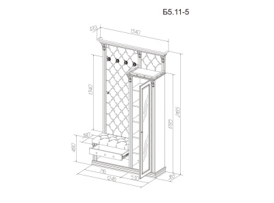 Прихожая Благо 5 Б 5.11-5. Фото