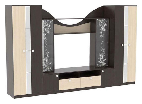 Гармония Мини- Стенка венге/дуб млечный. Фото №2