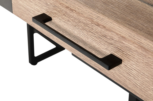 Стол рабочий лофт дуб табак графит . Фото №8