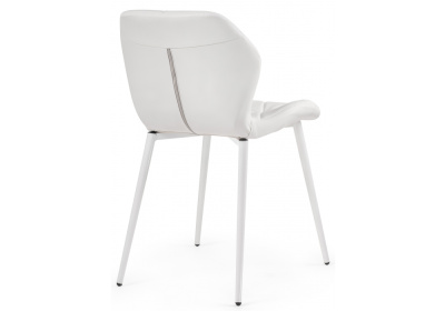 Стул Вальд экокожа белый / белый глянец фото Стул Вальд экокожа белый / белый глянец. Фото №4