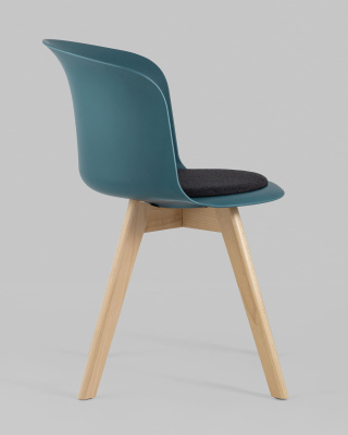 Стул Blossom с подушкой темно-бирюзовый. Фото